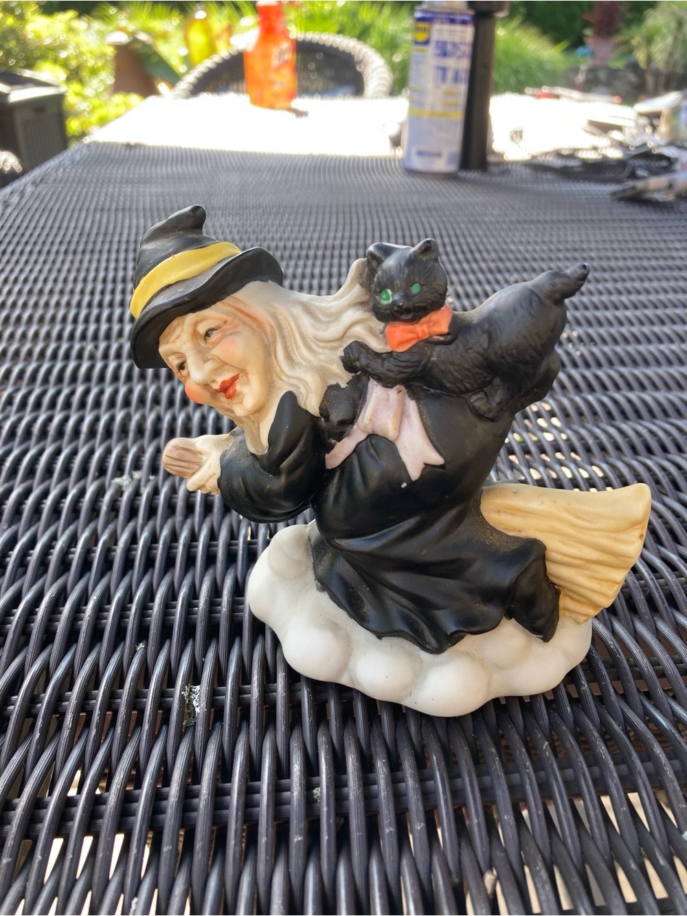 Vintage Halloween Brinn's witch figurine
